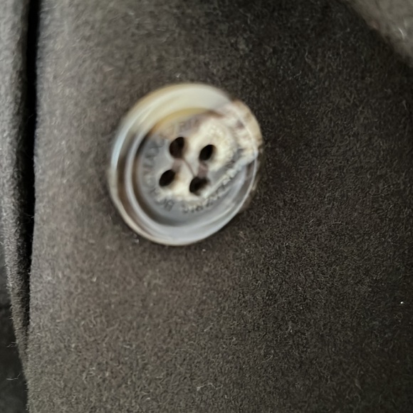 BCBG Maxazria Green Wool Pea coat - Picture 8 of 11